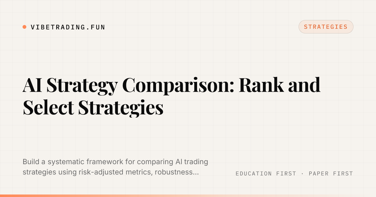 AI Strategy Comparison: Rank and Select Strategies