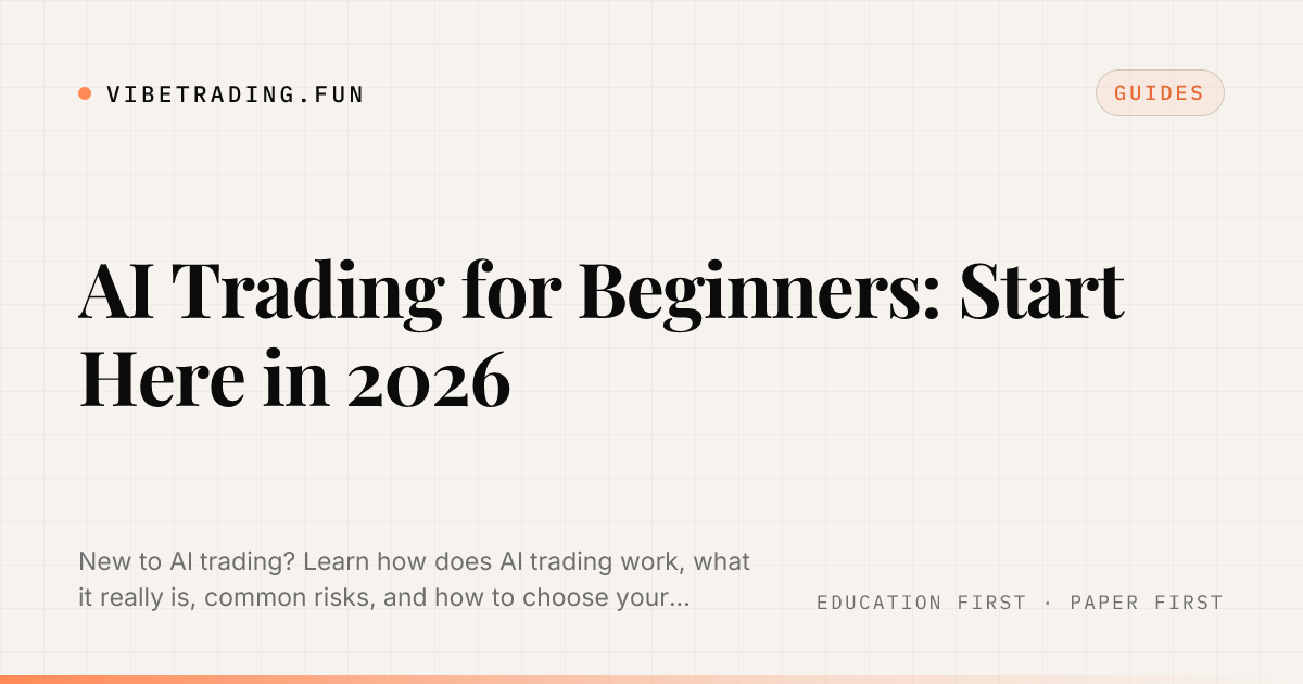 AI Trading for Beginners: Start Here in 2026