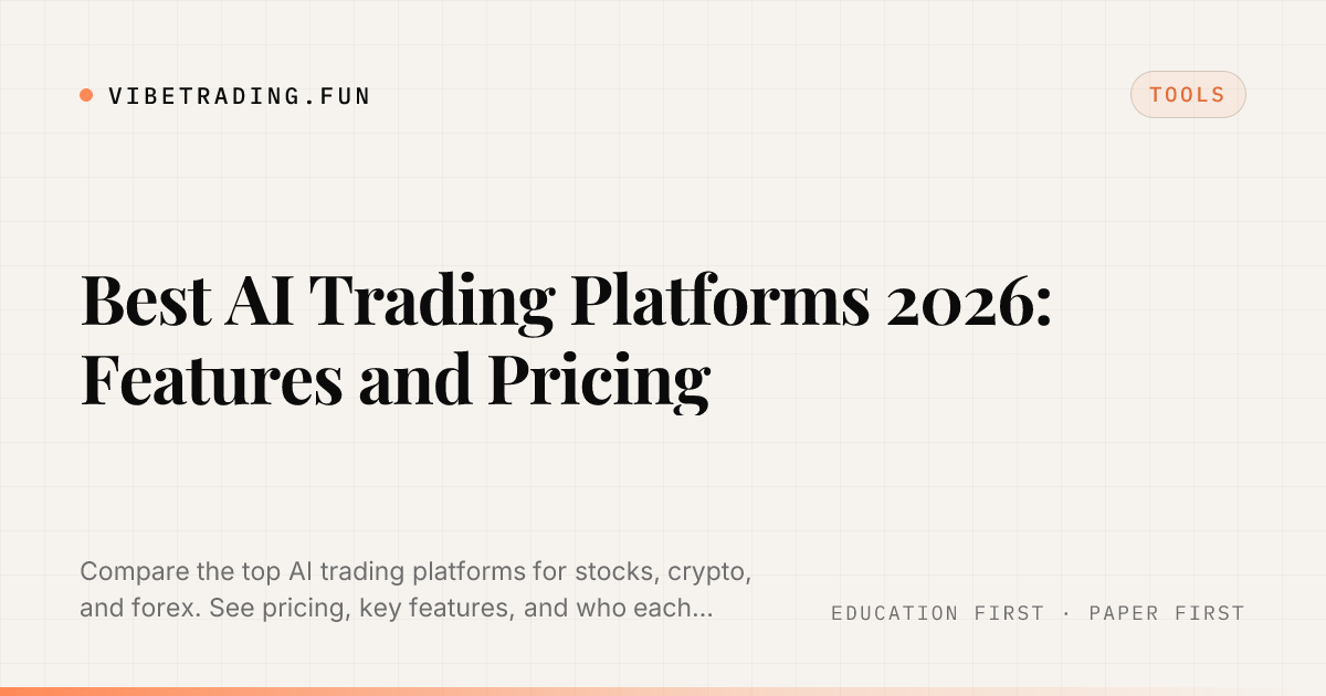 Best AI Trading Platforms 2026: Features and Pricing