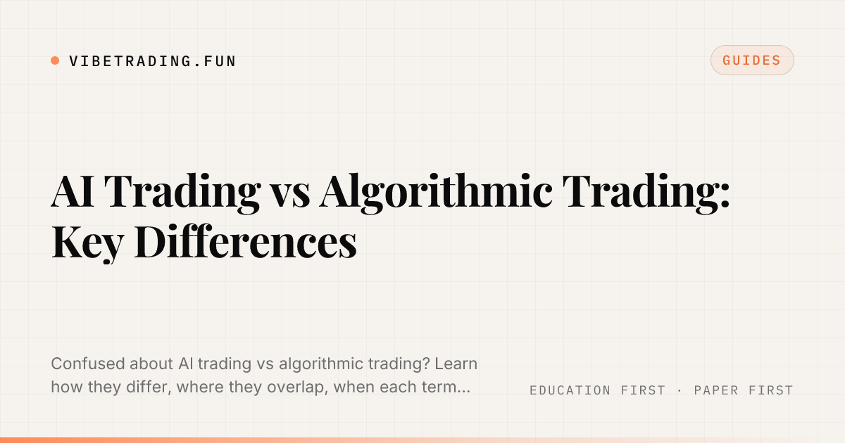 AI Trading vs Algorithmic Trading: Key Differences