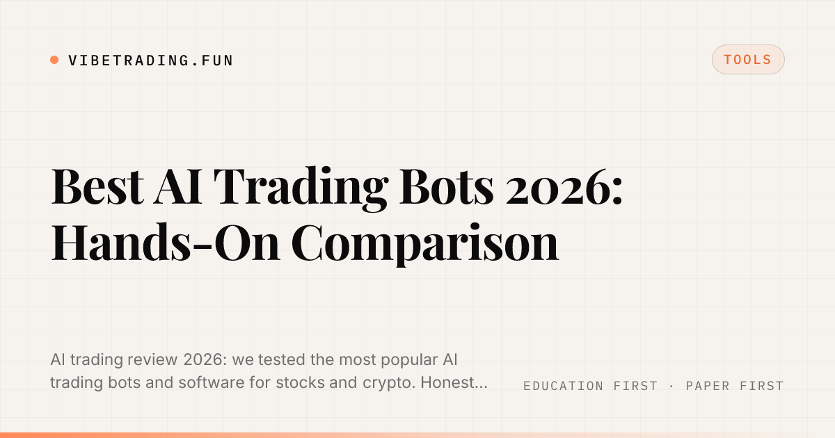 Best AI Trading Bots 2026: Hands-On Comparison