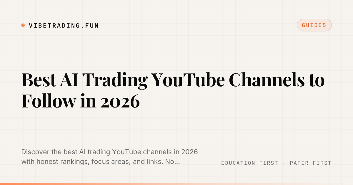 Best AI Trading YouTube Channels to Follow in 2026