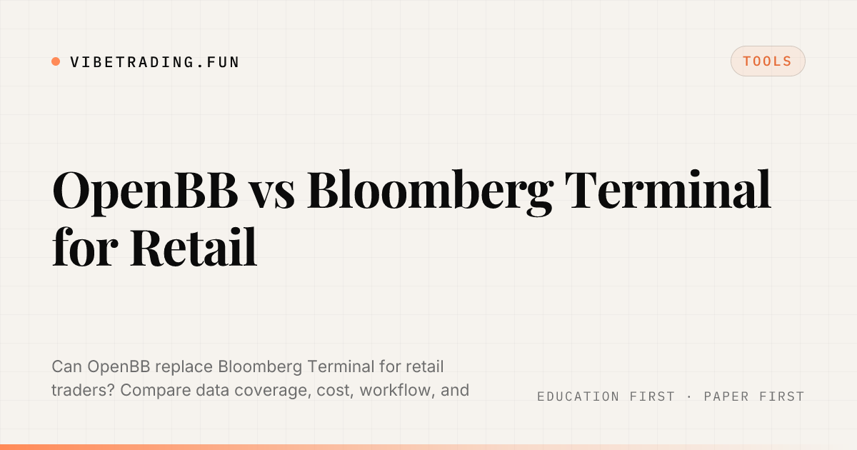 OpenBB vs Bloomberg Terminal for Retail