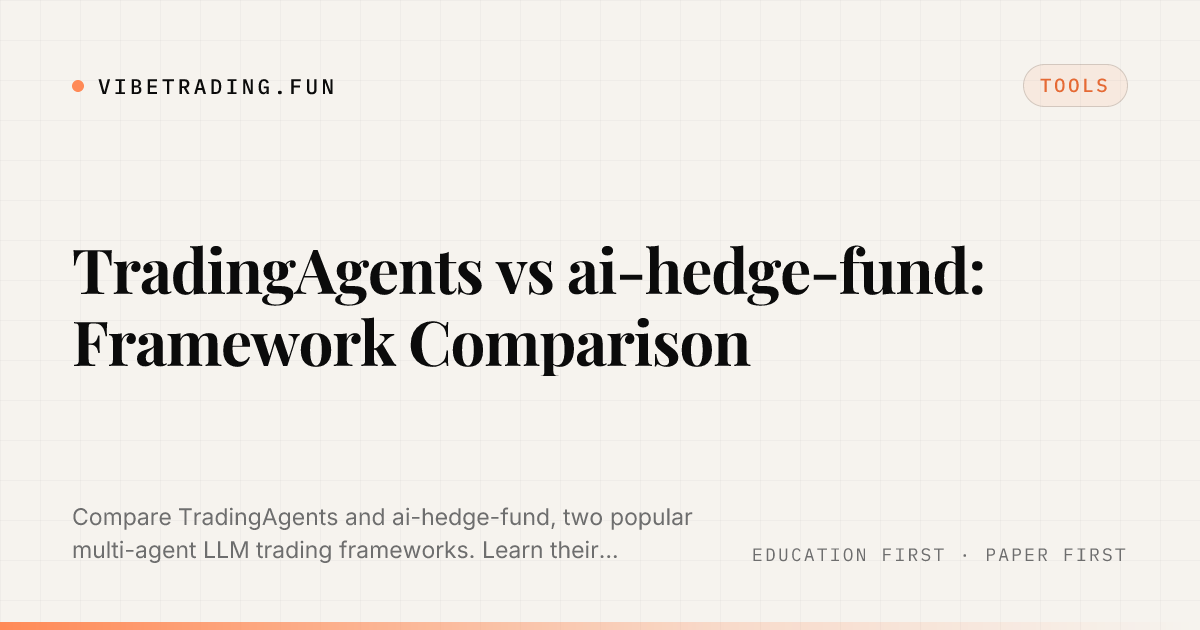 TradingAgents vs ai-hedge-fund: Framework Comparison
