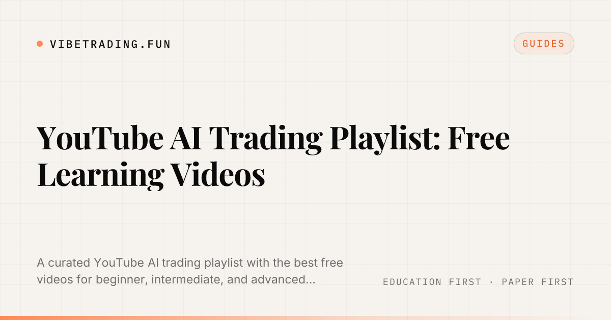YouTube AI Trading Playlist: Free Learning Videos